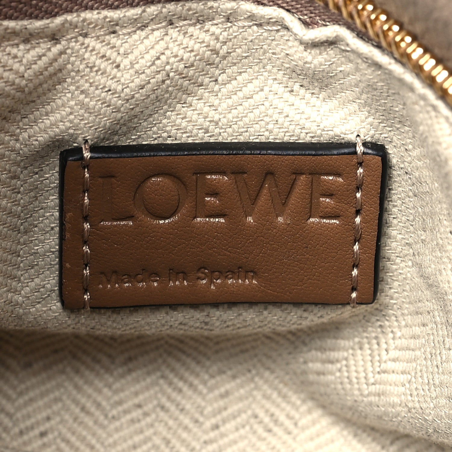 Loewe Grained Calfskin Small Puzzle Bag Sand Mink 6 of 8
