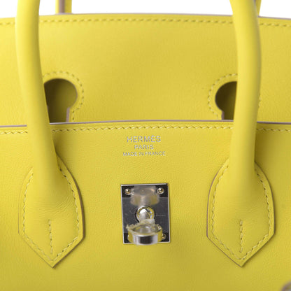 Hermes Swift Birkin 25 Lime 9 of 11