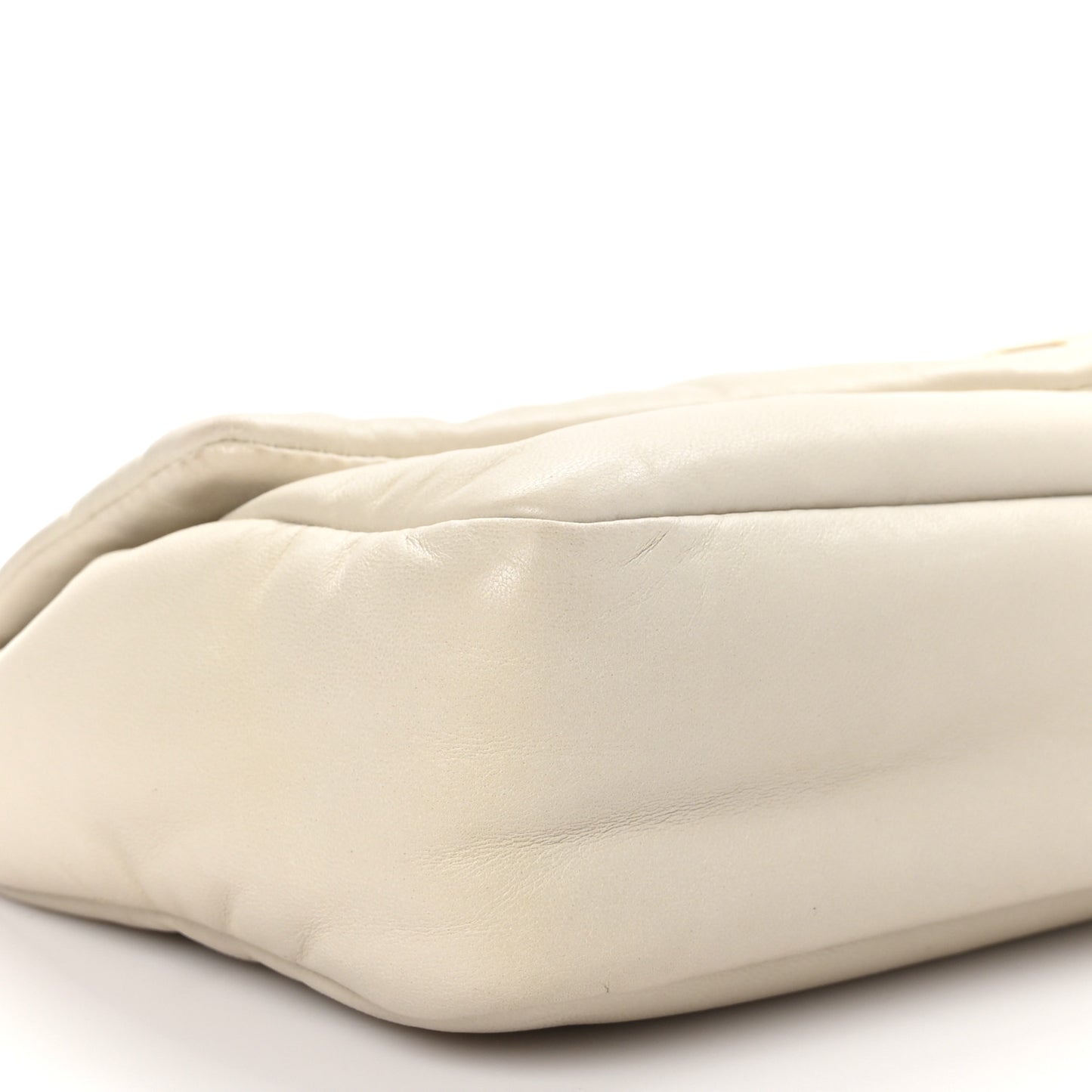 Plunged Lambskin Calypso Blanc Vintage