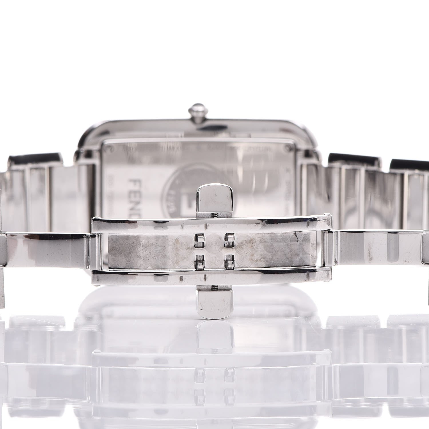 Fendi Stainless Steel 31mm Classico Rectangle Quartz Watch 6 of 7