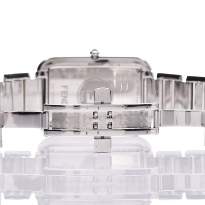 Fendi Stainless Steel 31mm Classico Rectangle Quartz Watch 6 of 7