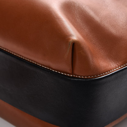 Celine Lambskin Calfskin Band Twisted Cabas Tan 11 of 14