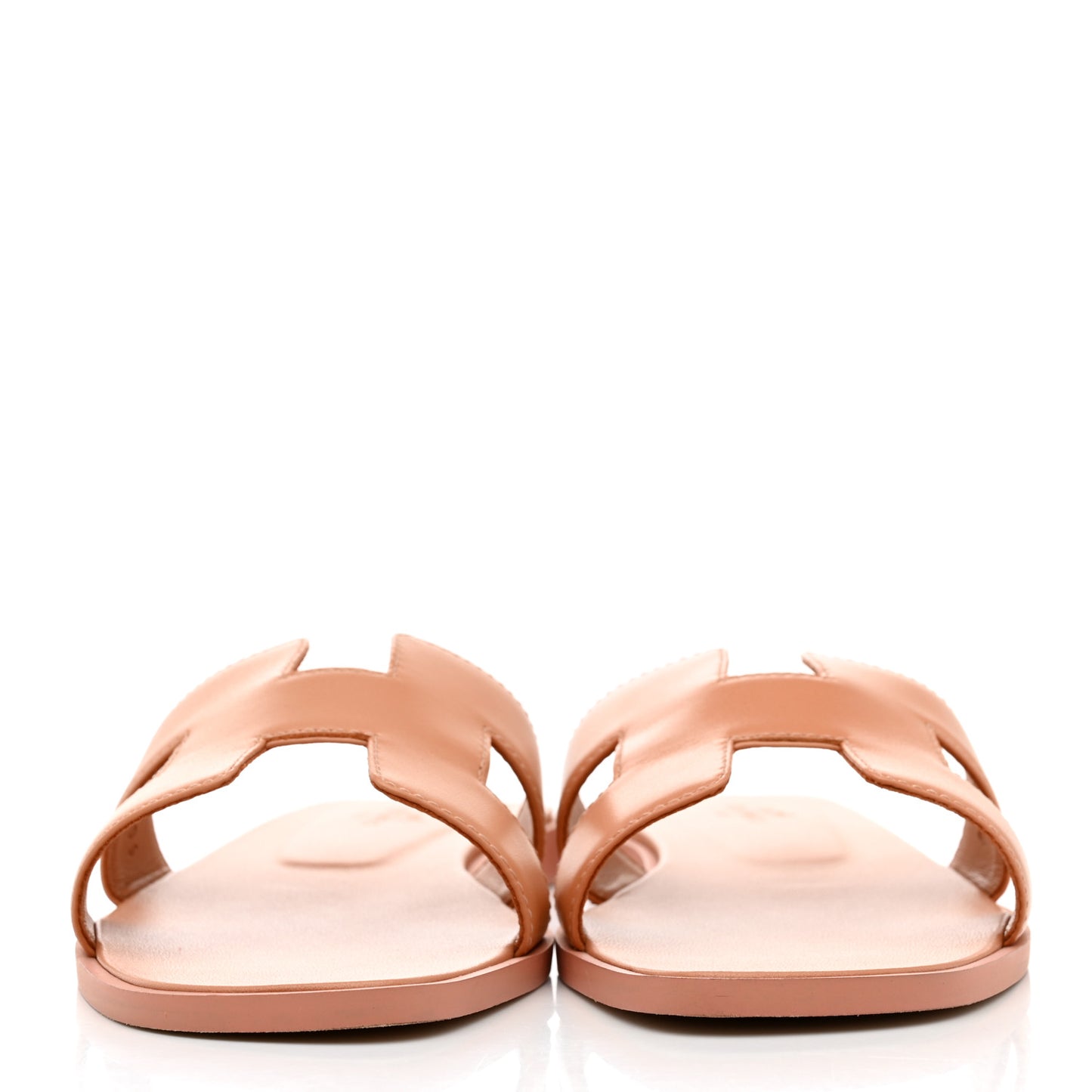 Box Calfskin Oran Sandals 37 Granit Rose
