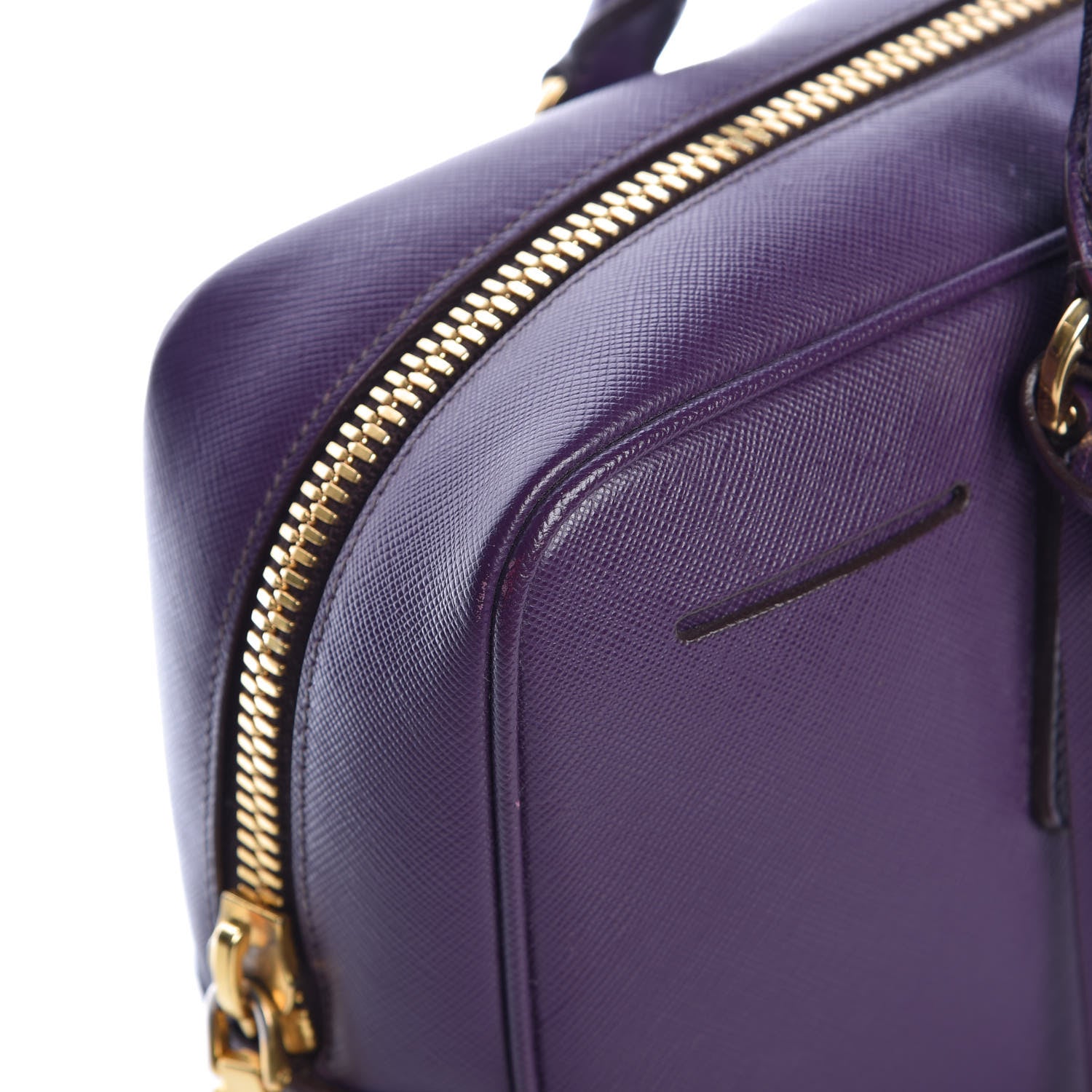 Prada Saffiano Lux Bowler Viola 12 of 16