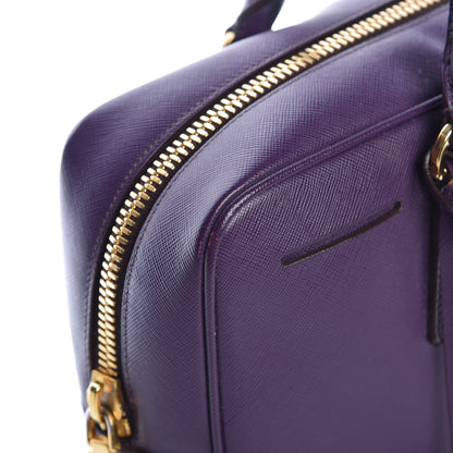 Prada Saffiano Lux Bowler Viola 12 of 16