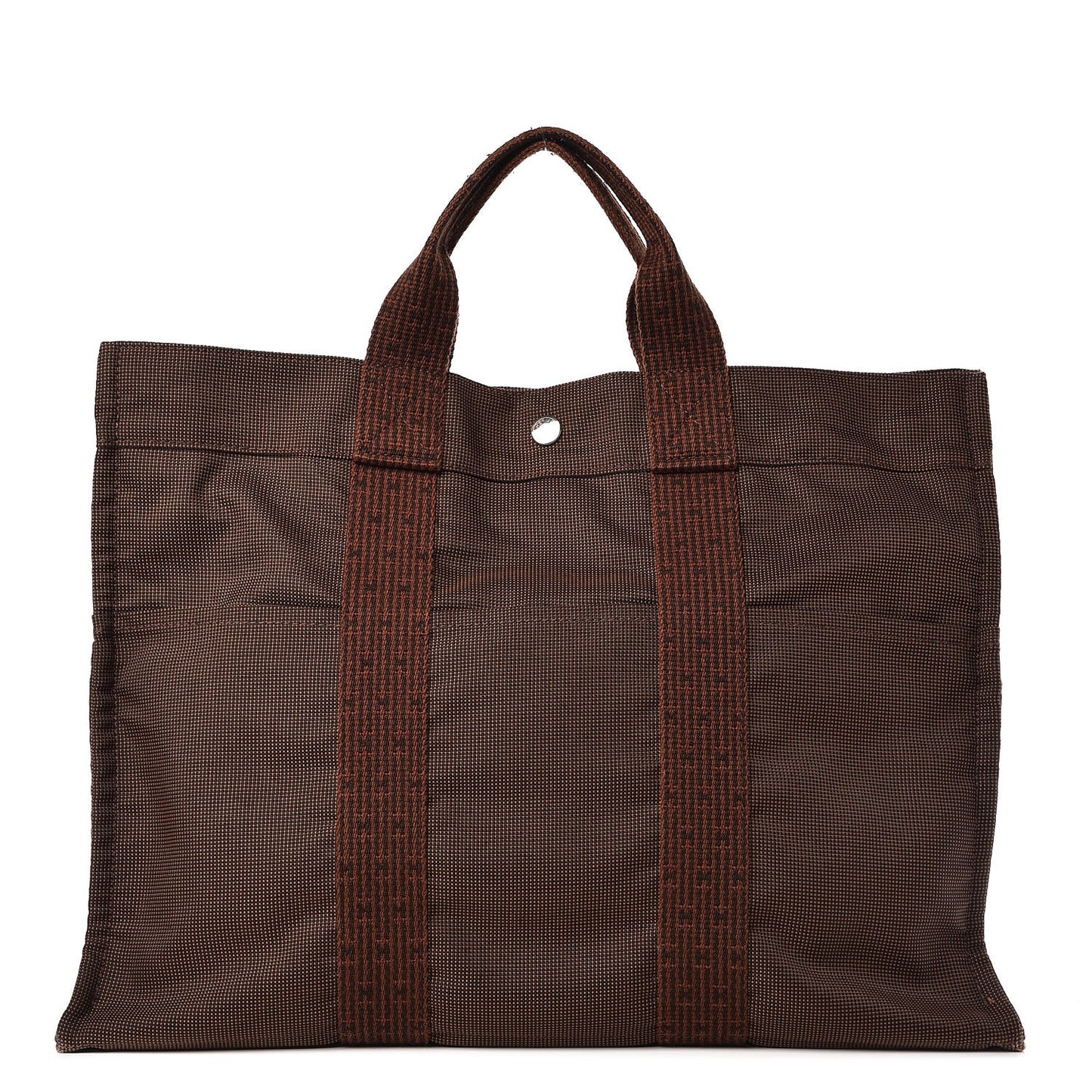 Canvas Herline MM Tote Brown