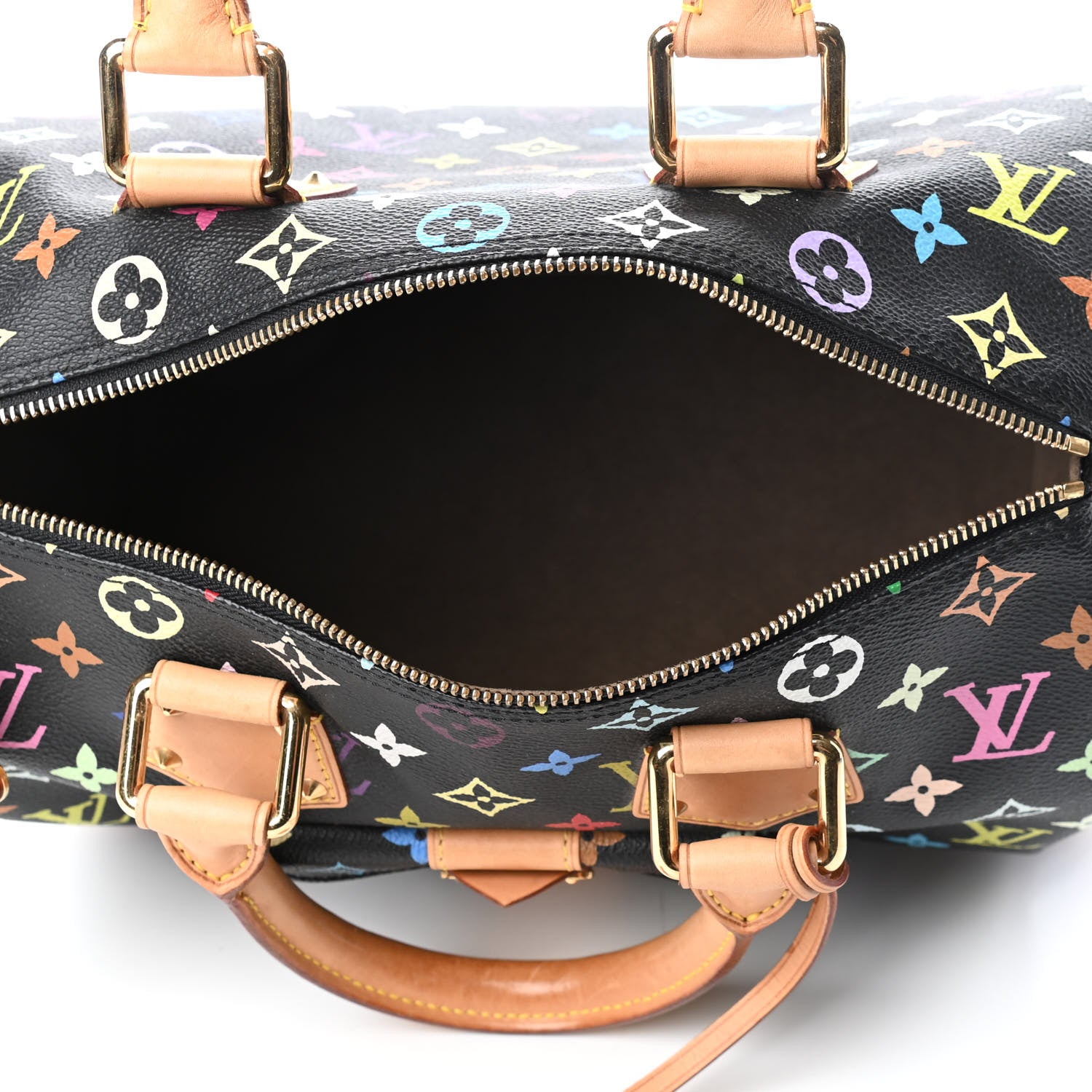 Louis Vuitton Monogram Multicolor Speedy 30 Black 4 of 4