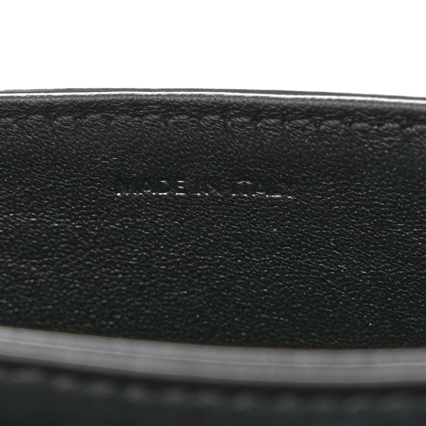 Canvas Calfskin Triomphe Embroidered Teen Triomphe Bag Black