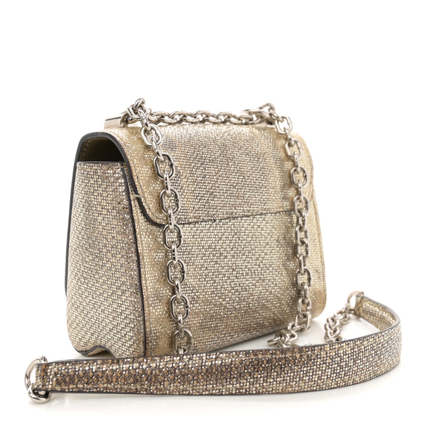 Louis Vuitton Snakeskin Twist Mini Shoulder Bag Brown 4 of 11