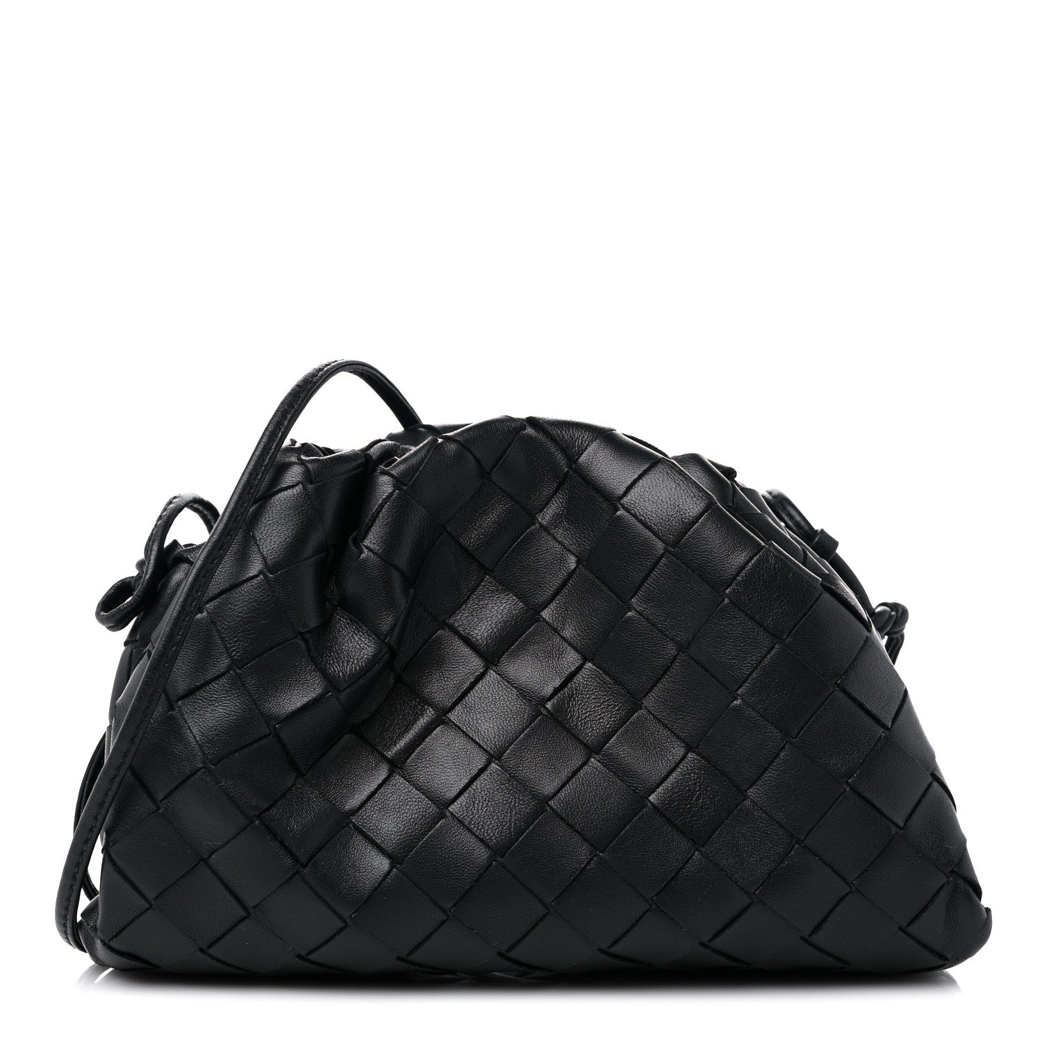 Bottega Veneta Nappa Intrecciato The Mini Pouch Black 1 of 9