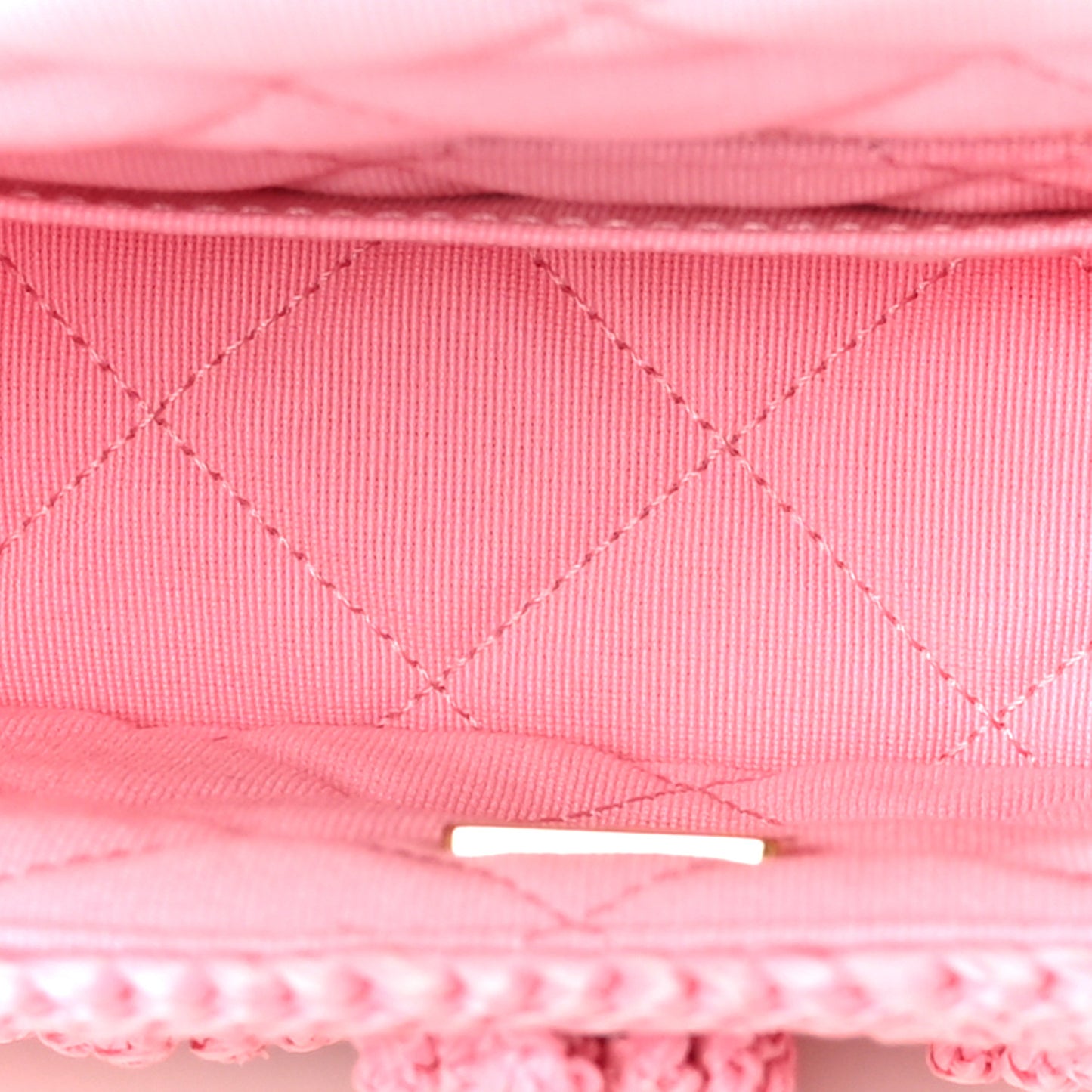 Raffia Small Dolce Raffia Flap Bag Pink
