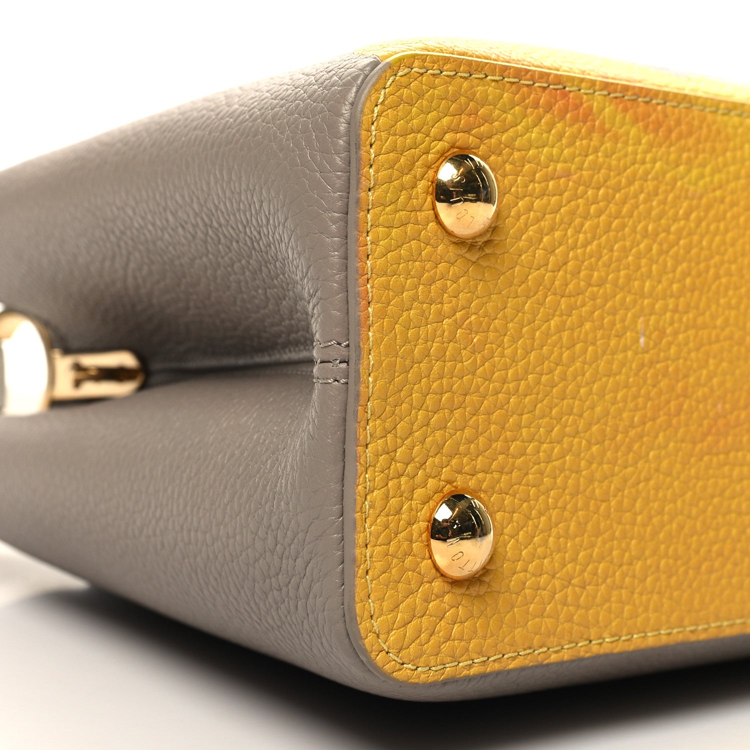 Louis Vuitton Taurillon Artycapucines Henry Taylor MM Snow 10 of 11