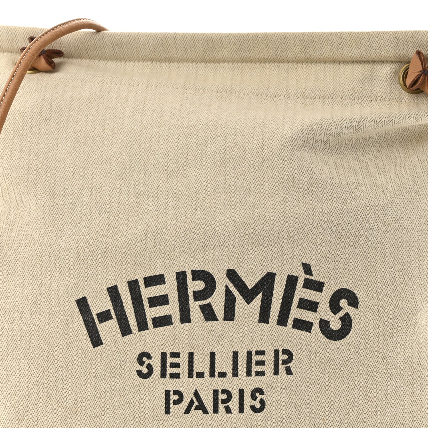 Hermes Canvas Swift Aline Grooming Bag Gold 8 of 14