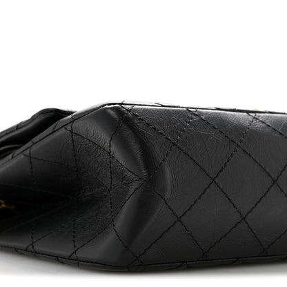 Chanel Aged Calfskin Quilted 2.55 Reissue 226 Flap Black 9 of 12
