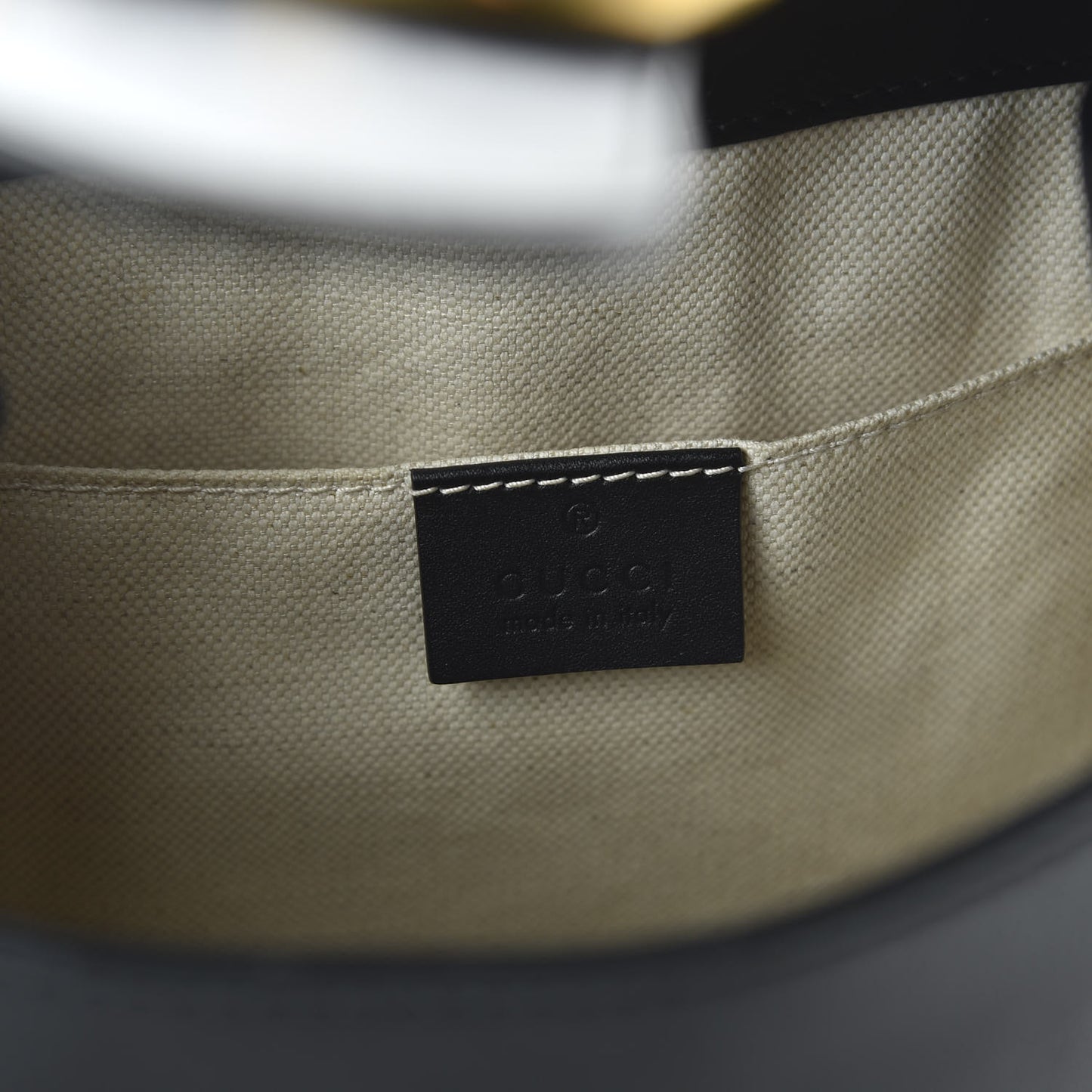 Calfskin Web GG Marmont Flap Chain Backpack Black