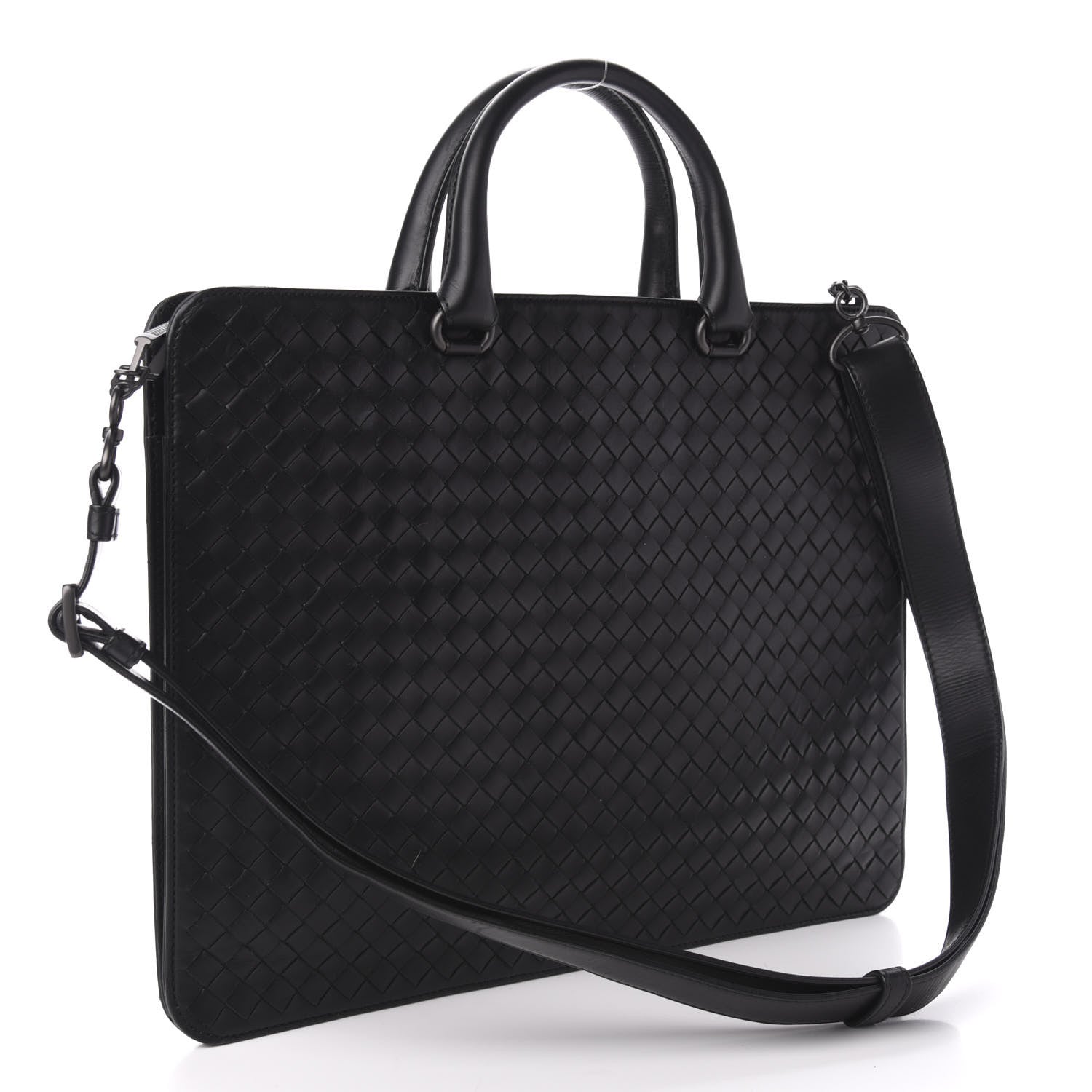 Bottega Veneta Intrecciato Briefcase Black 4 of 12