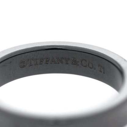 Tiffany Titanium 4mm Narrow 1837 Ring 51 5.75 4 of 5