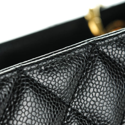 Chanel Caviar Quilted Grand Shopping Tote GST Black 5 of 8