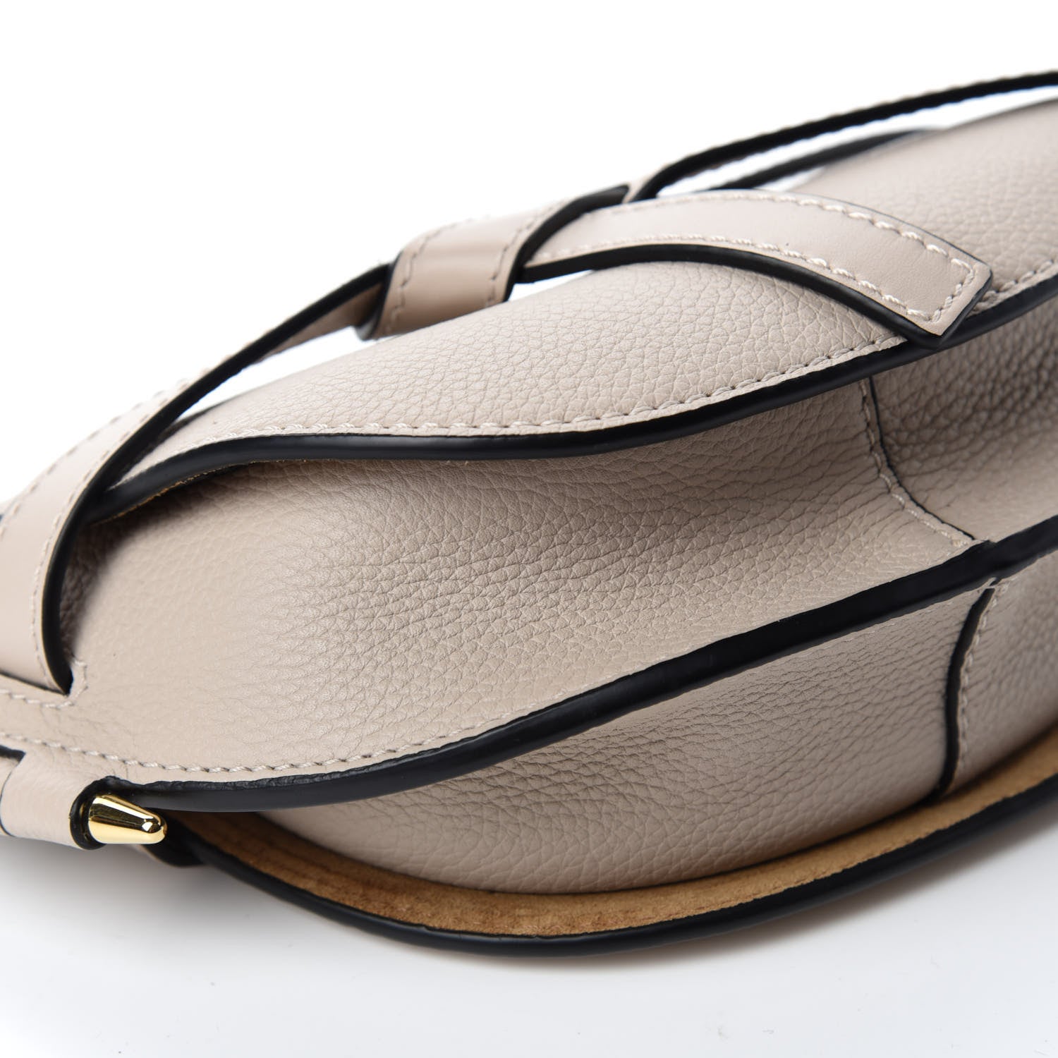 Loewe Grained Calfskin Mini Gate Crossbody Bag Light Oat 6 of 10