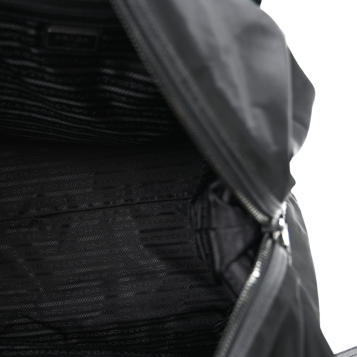 Prada Re-Nylon Saffiano Duffle Bag Black 4 of 9