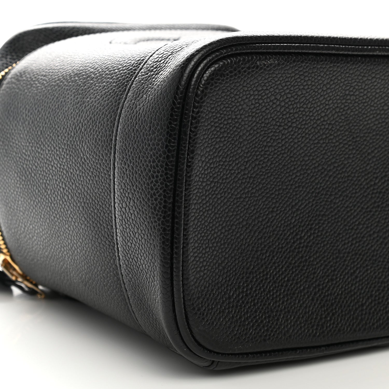 Chanel Caviar Vanity Cosmetic Case Black 9 of 15