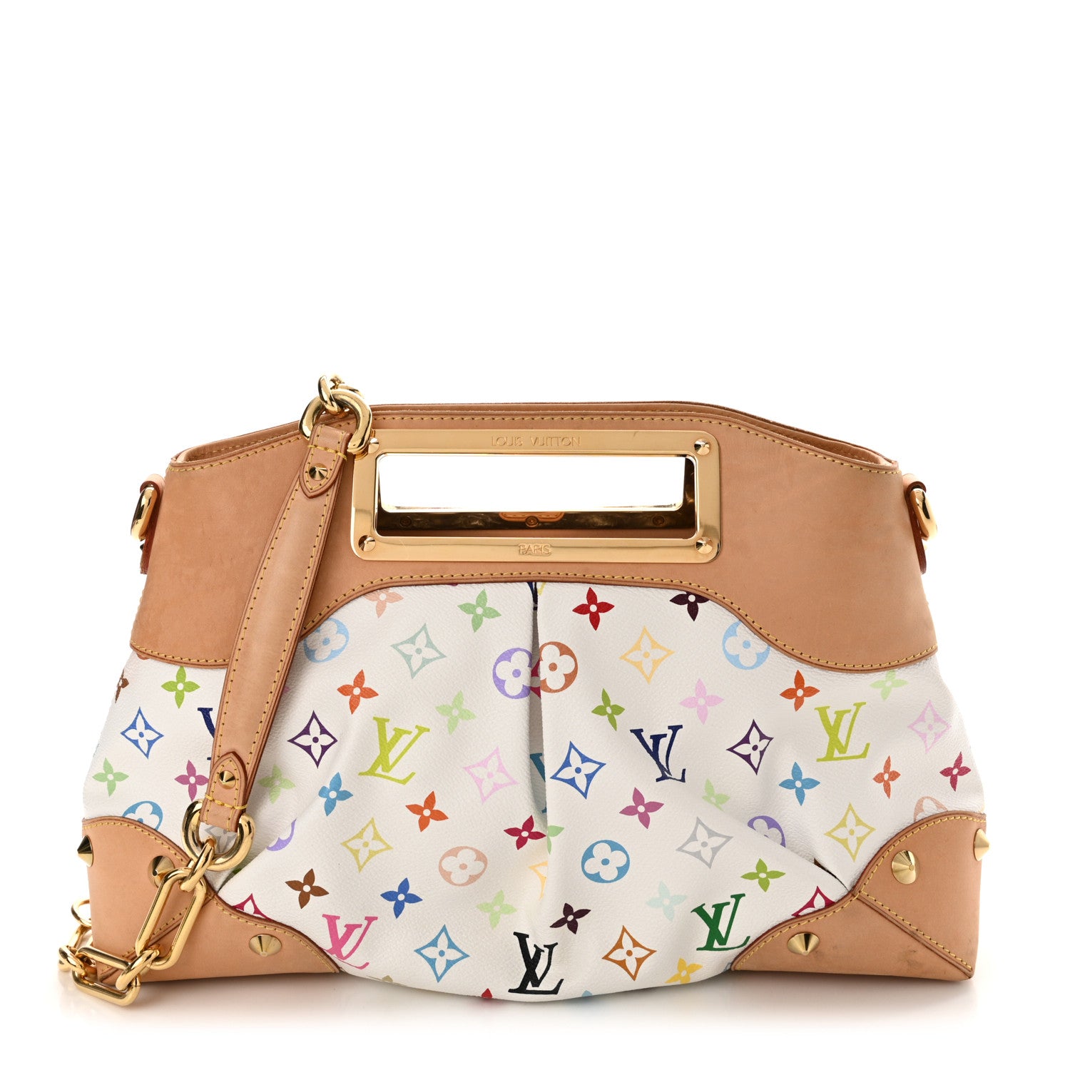 Louis Vuitton Monogram Multicolor Judy MM White 1 of 14
