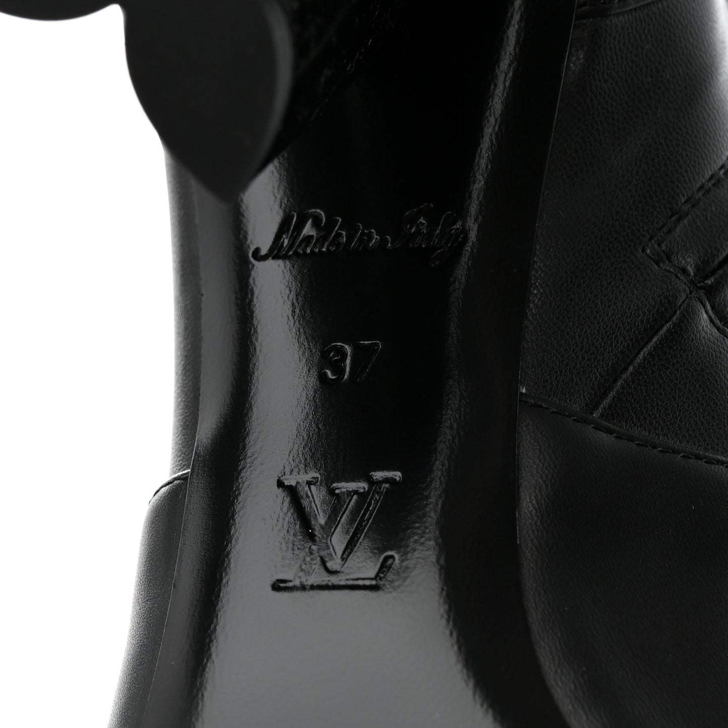 Calfskin Uniformes Silhouette Ankle Boots 37 Black