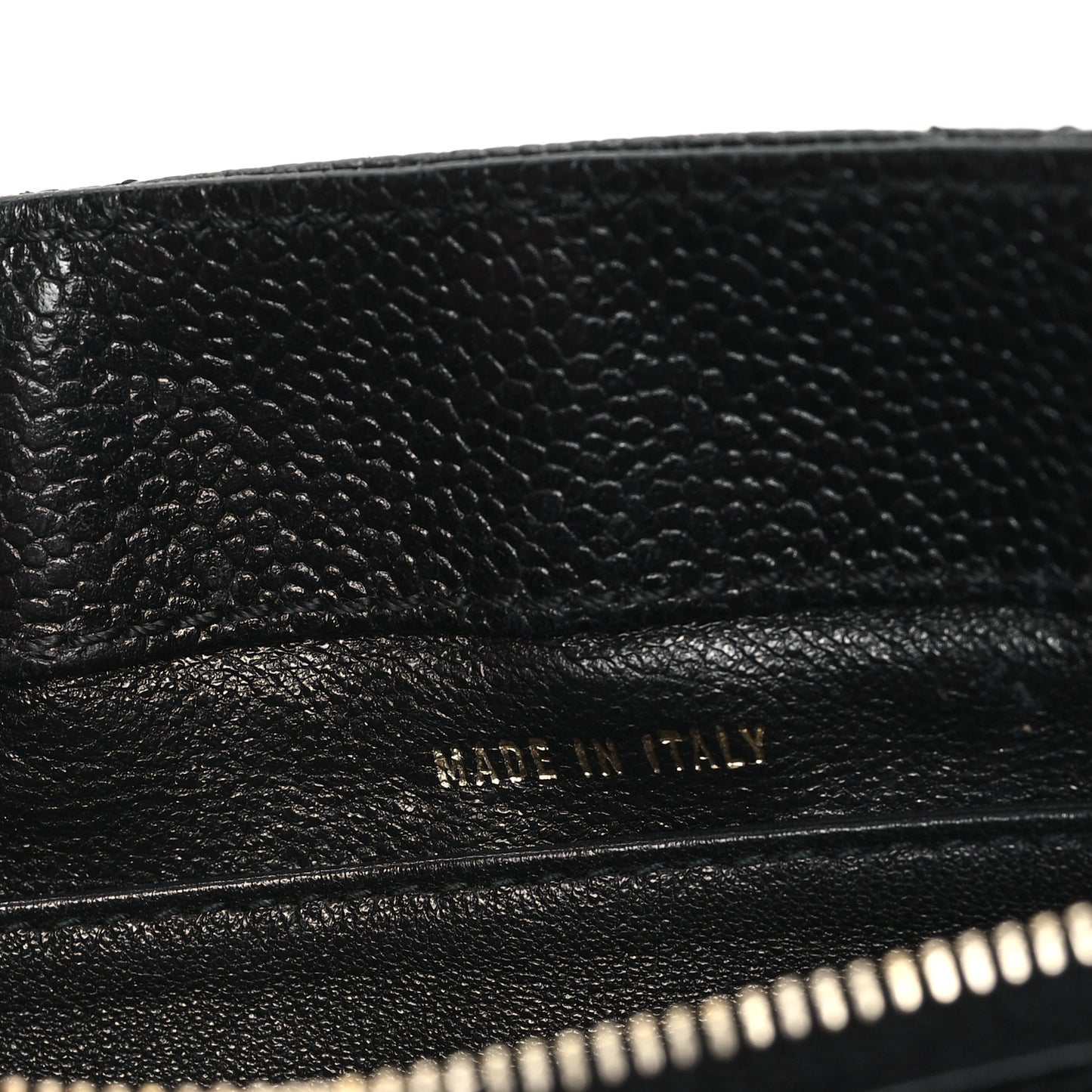 Caviar Diamond Flap Shoulder Bag Black