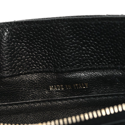 Chanel Caviar Diamond Flap Shoulder Bag Black 7 of 12