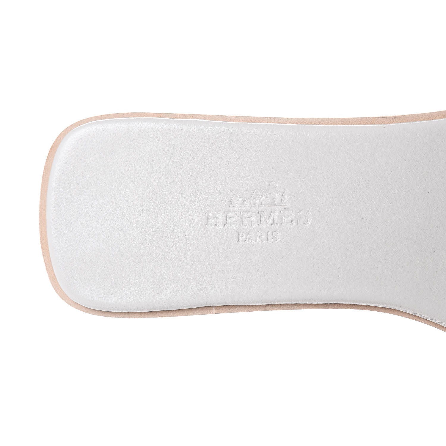 Hermes Calfskin View Sandals 36 White 7 of 9