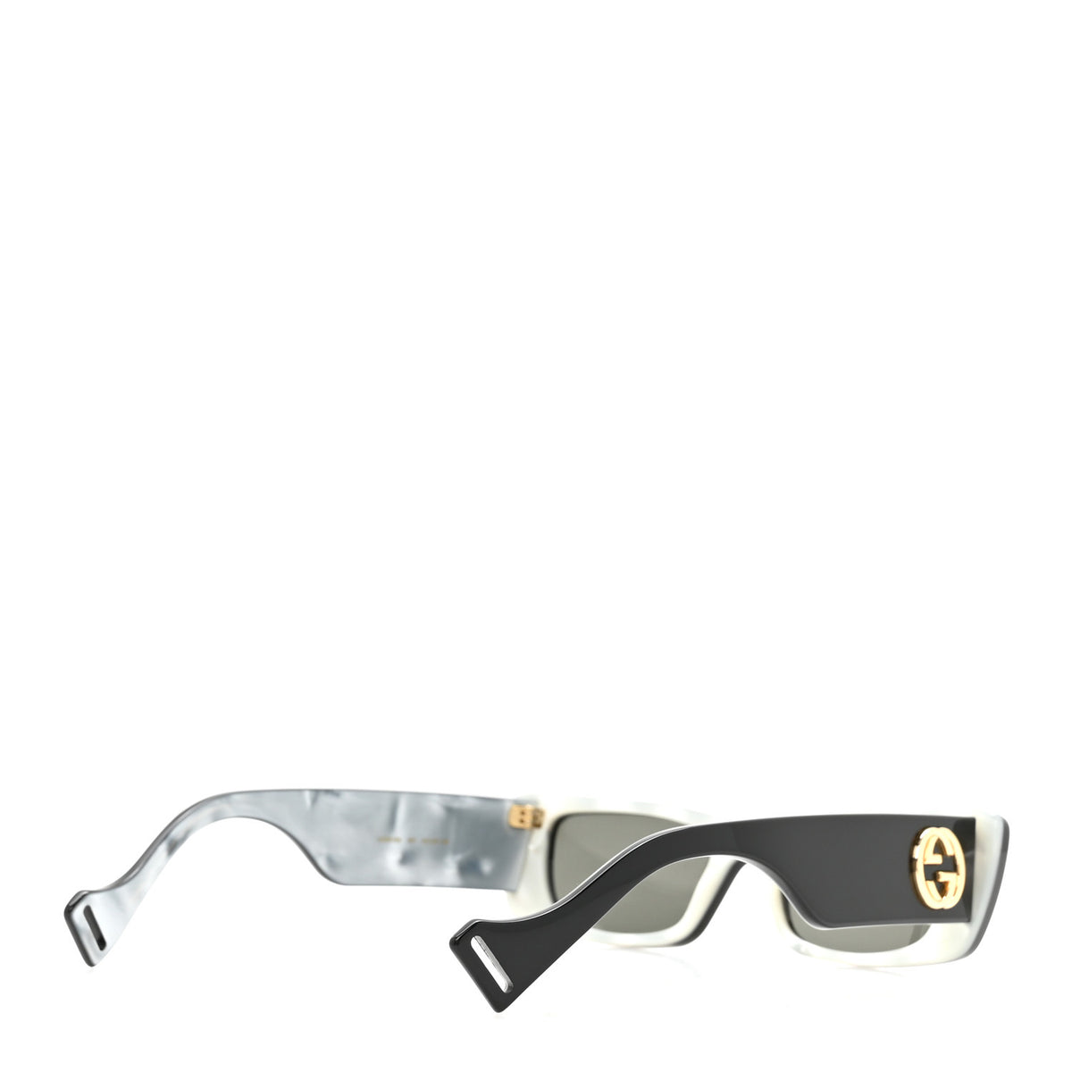 Acetate Rectangular Sunglasses GG0516S Black