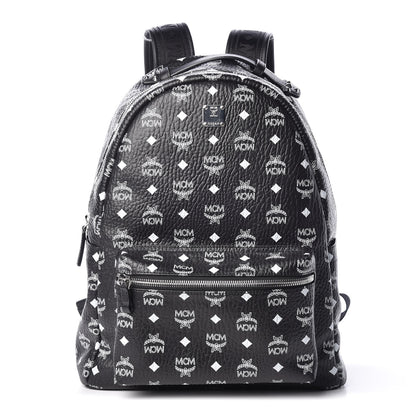 MCM Visetos Medium Stark Backpack Black 1 of 9