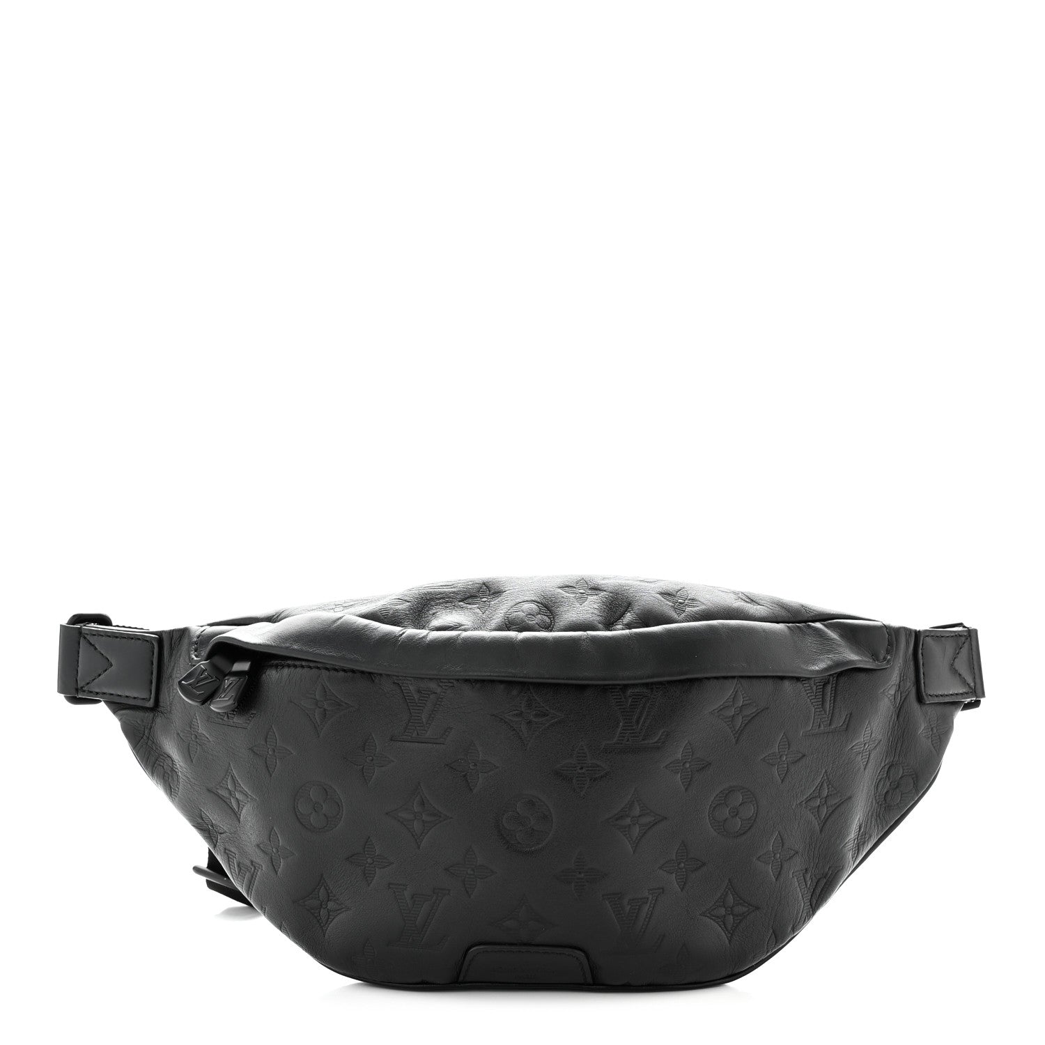 Louis Vuitton Calfskin Monogram Shadow Discovery Bumbag Black 1 of 9