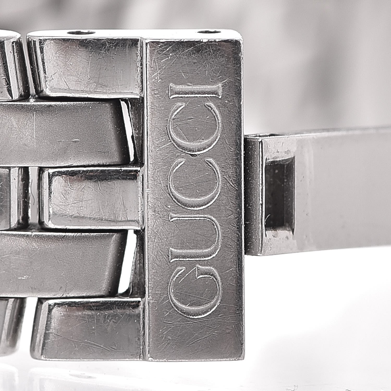 Gucci Stainless Steel 27mm 5500L Quartz Watch Grey 7 of 13