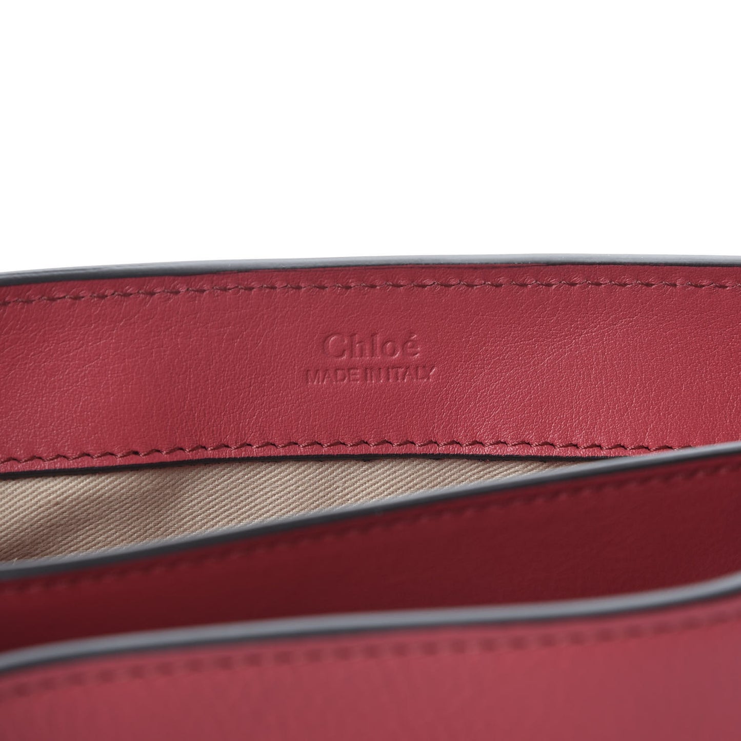 Calfskin Mini Faye Day Shoulder Bag Scarlet Pink