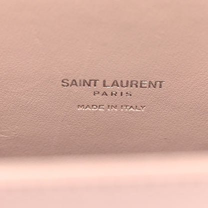 Saint Laurent Calfskin Crocodile Embossed Baby Sac De Jour Rose Antic 6 of 12