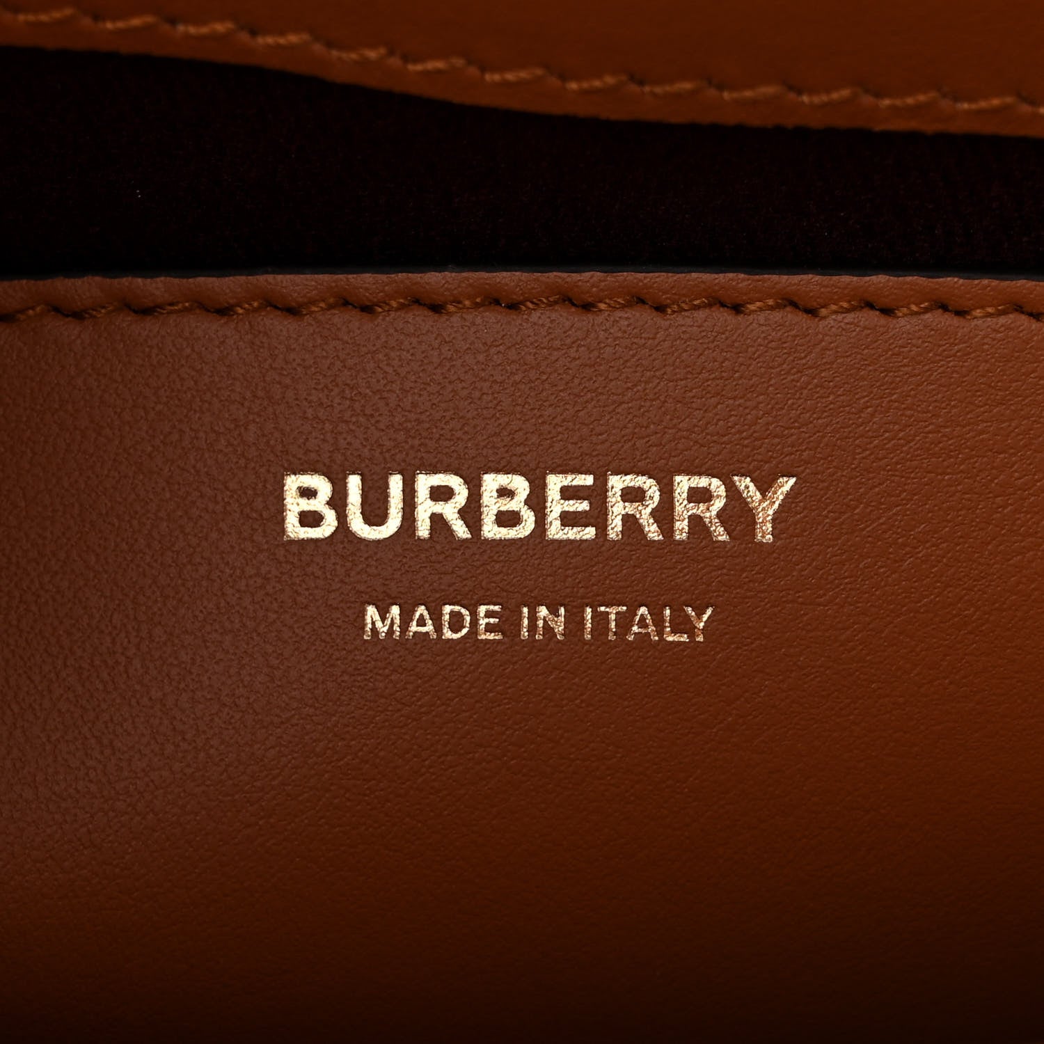 Burberry Coated Canvas Calfskin Vintage Check Medium Note Crossbody Bag Briar Brown 6 of 9