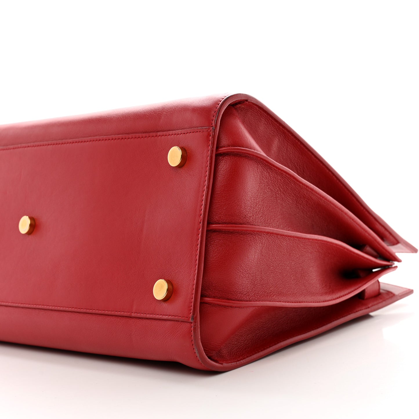 Calfskin Small Sac De Jour Lipstick Red