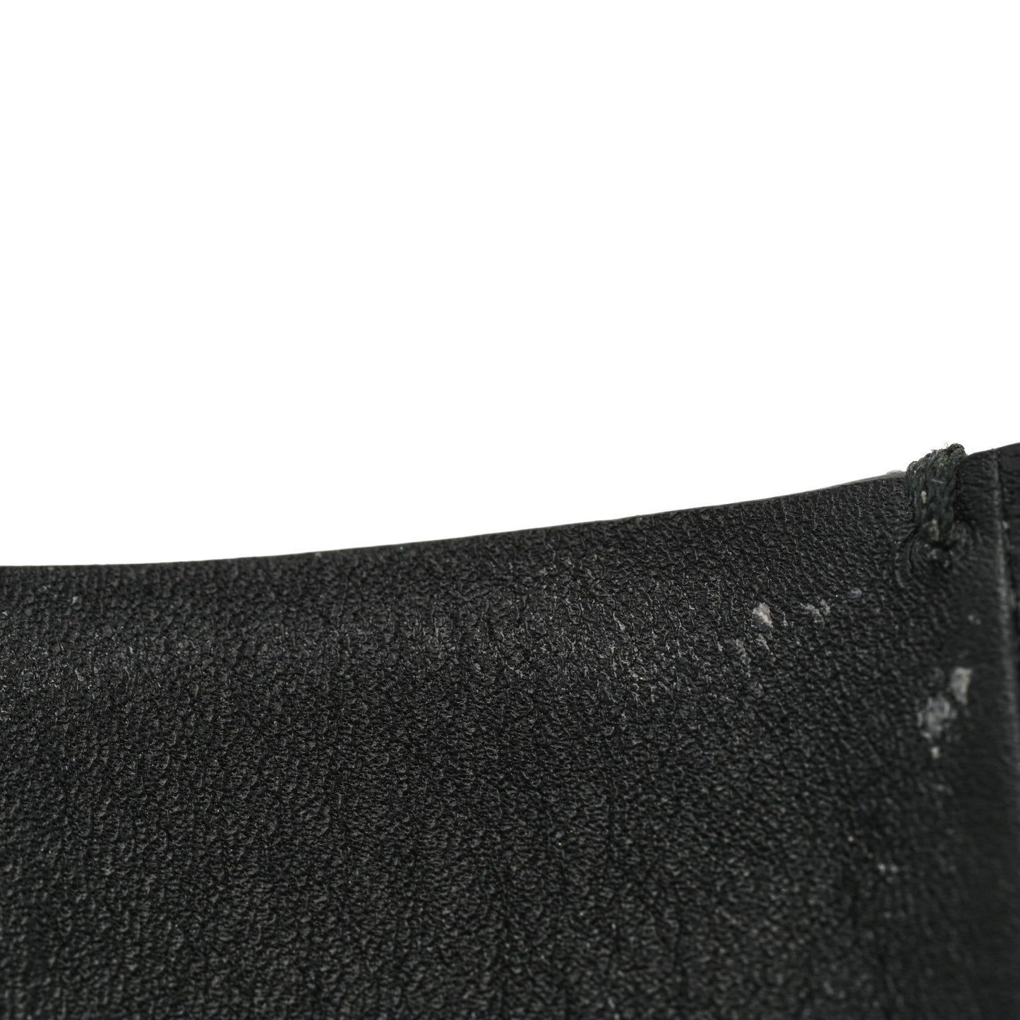 Calfskin Crystal CC Cuff Bracelet M Black