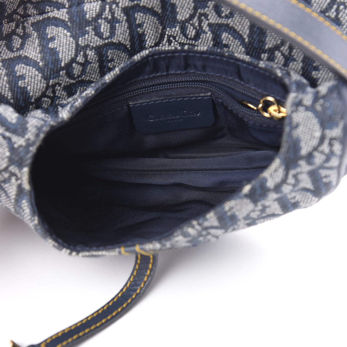 Monogram Mini Saddle Bag Blue