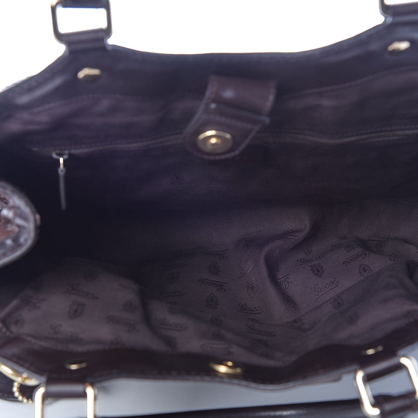 Guccissima Medium Sukey Tote Chocolate