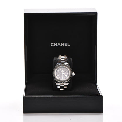 Chanel Titanium Ceramic 33mm J12 Chromatic Quartz Watch 7 of 7