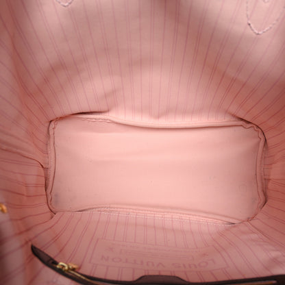 Louis Vuitton Damier Ebene Neo Neverfull MM Rose Ballerine 5 of 8