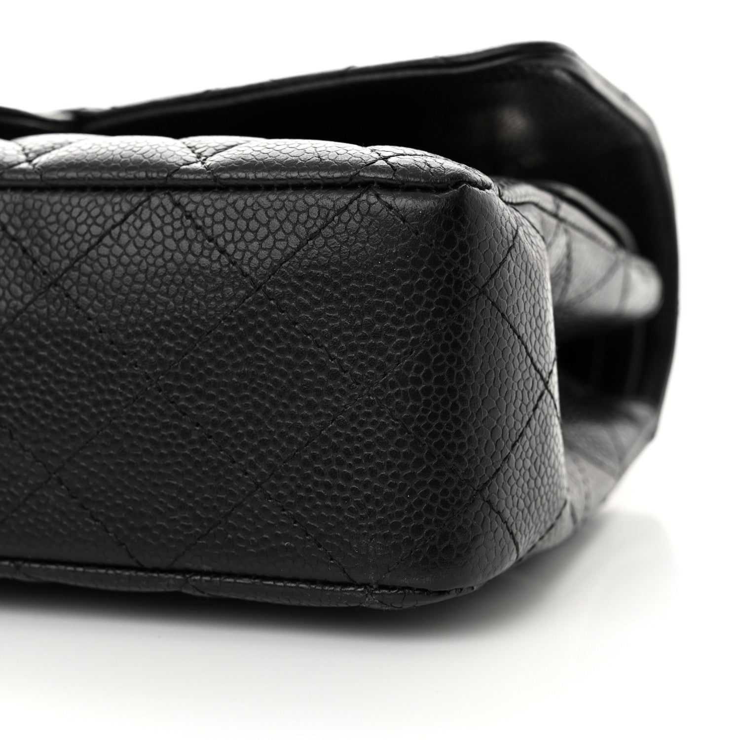 Chanel Caviar Quilted Medium Double Flap Black 10 of 13