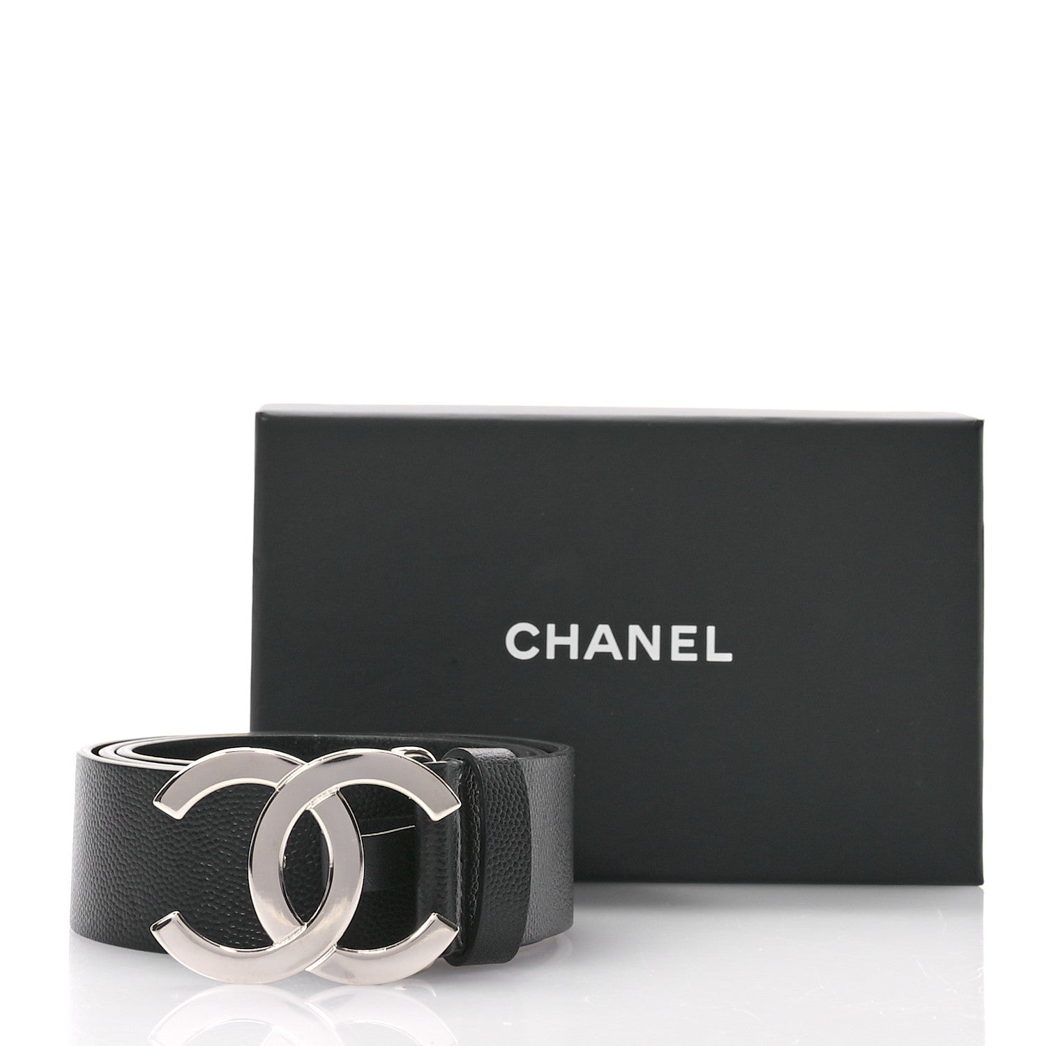 Chanel Caviar CC Logo Belt 75 30 Black 7 of 7
