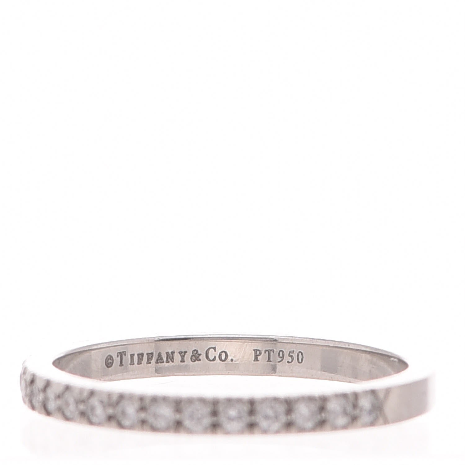 Tiffany Platinum Diamond Novo Half Circle Ring 54.5 7 4 of 4