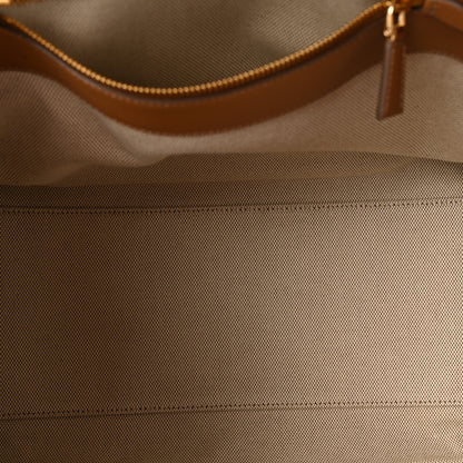 Prada Soft Grain Calfskin Large Tote Bag Caramel 5 of 9