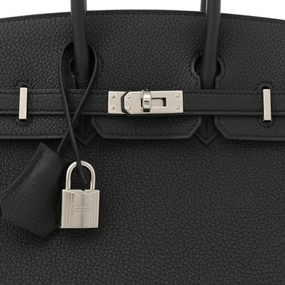 Hermes Togo Birkin 25 Black 8 of 11