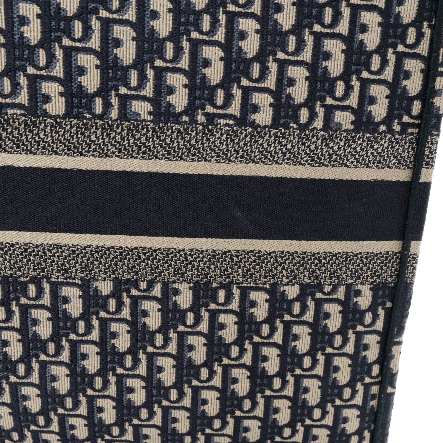 Christian Dior Oblique Large Book Tote Blue Multicolor 11 of 12