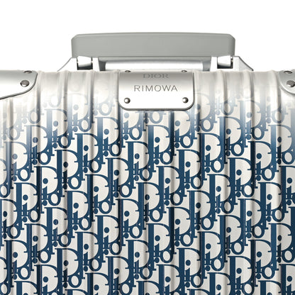 Christian Dior X RIMOWA Aluminum Gradient Carry On Luggage Blue Multi 6 of 8